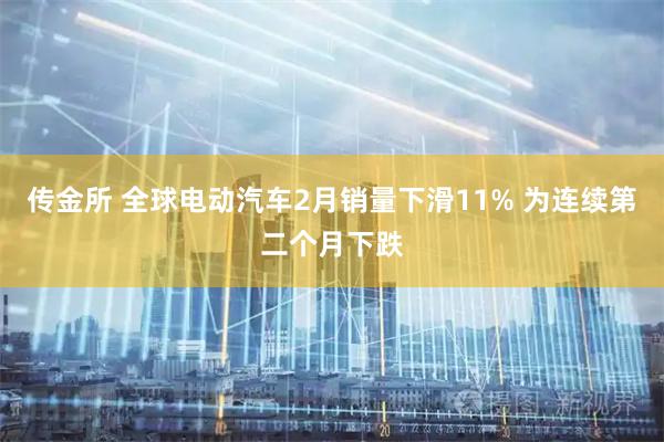 传金所 全球电动汽车2月销量下滑11% 为连续第二个月下跌